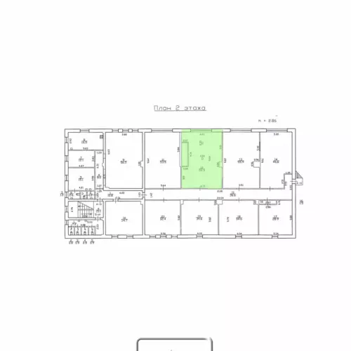 Аренда офиса 56.5 кв.метров, 2 этаж